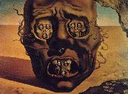 salvadore dali The Face of War oil painting